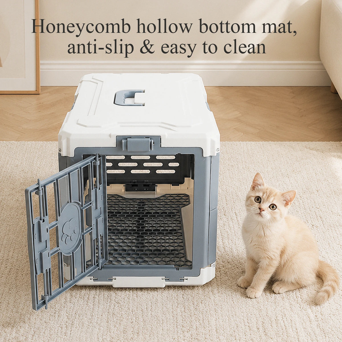 PAWZ Road Foldable Pet Carrier Collapsible Cat Dog Travel Crate