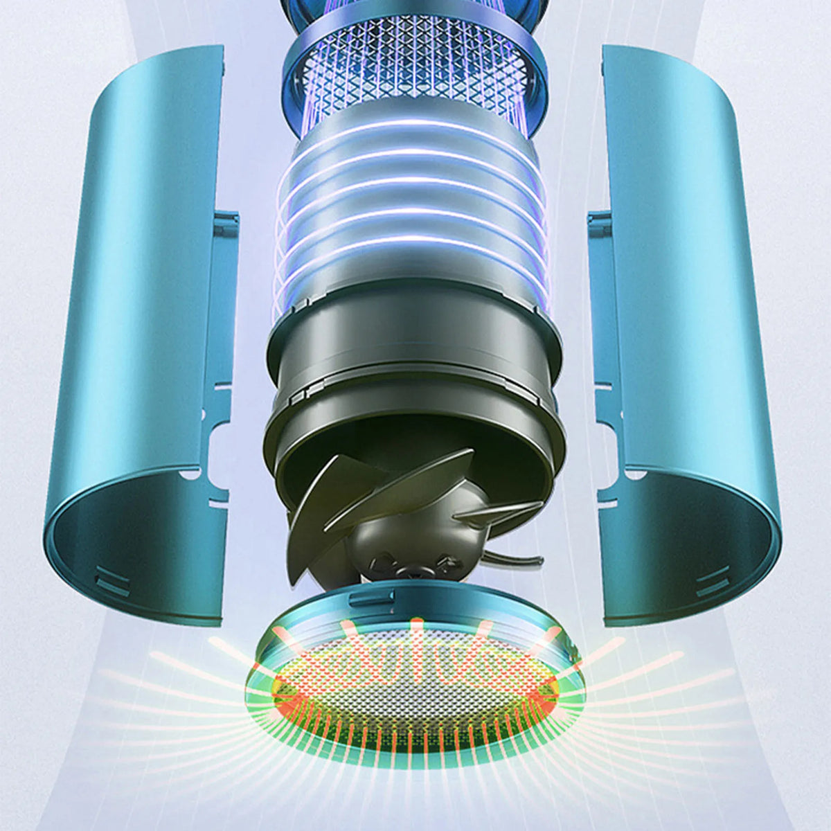 3 In 1 Pet Hair Dryer With Slicker Brush Attachment