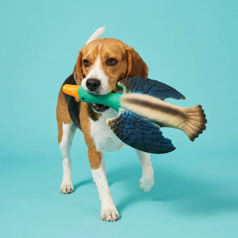 Premium Durable Squeaky Duck Dog Toy For Vigorous Chewers