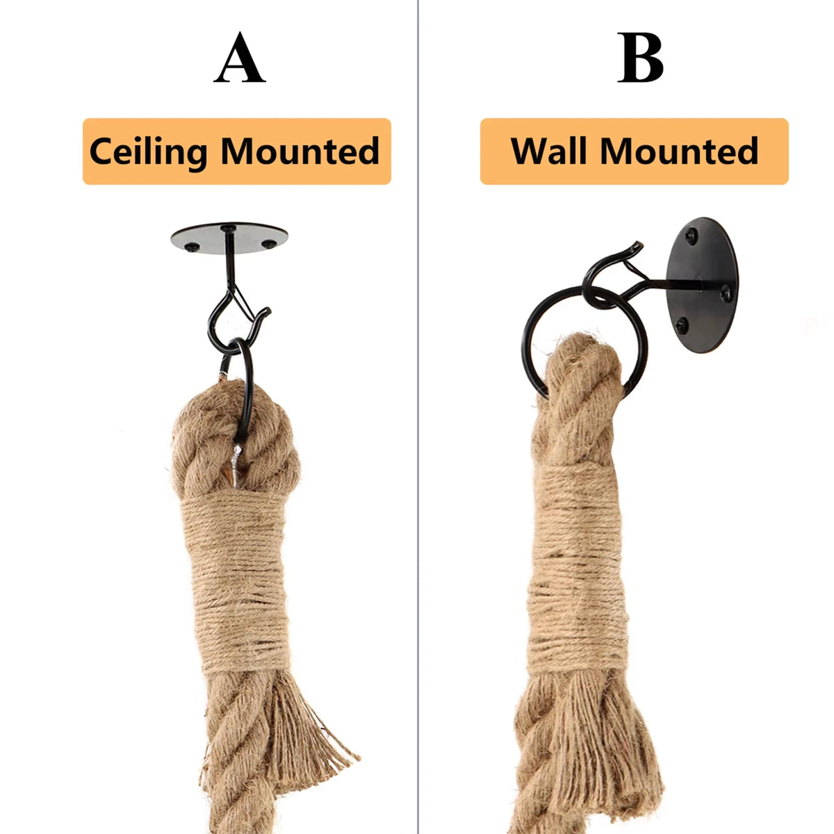 CWV Cat Sisal Climbing Rope Wall Mounted Scratching Post