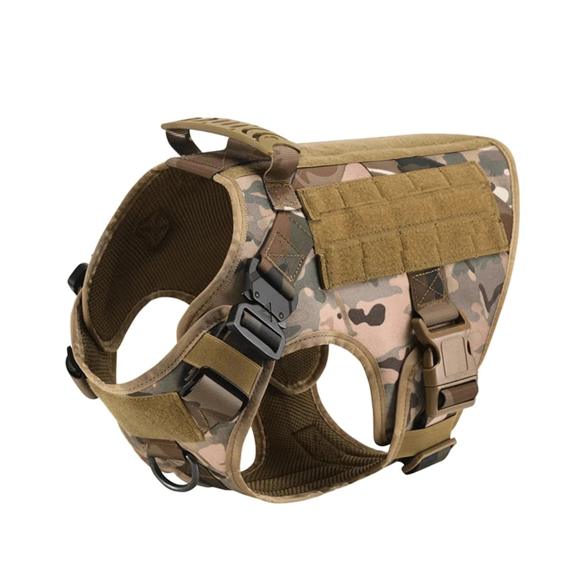 PETRAVEL Tactical Dog Harness Featuring Padded Quick Release Construction