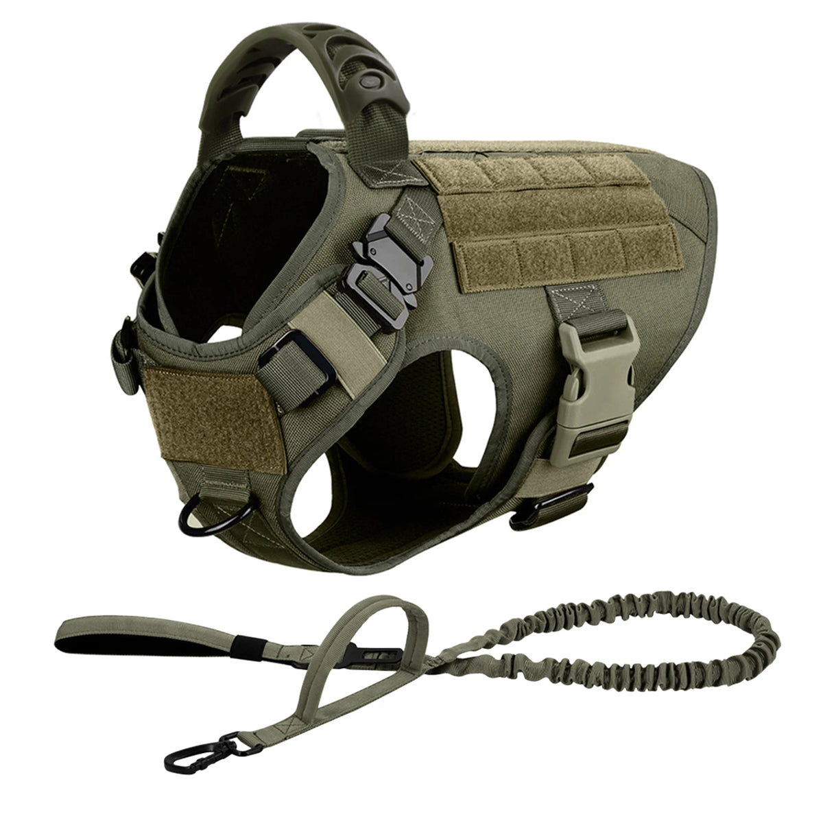 PETRAVEL Padded Nylon Dog Harness With Adjustable Leash Set