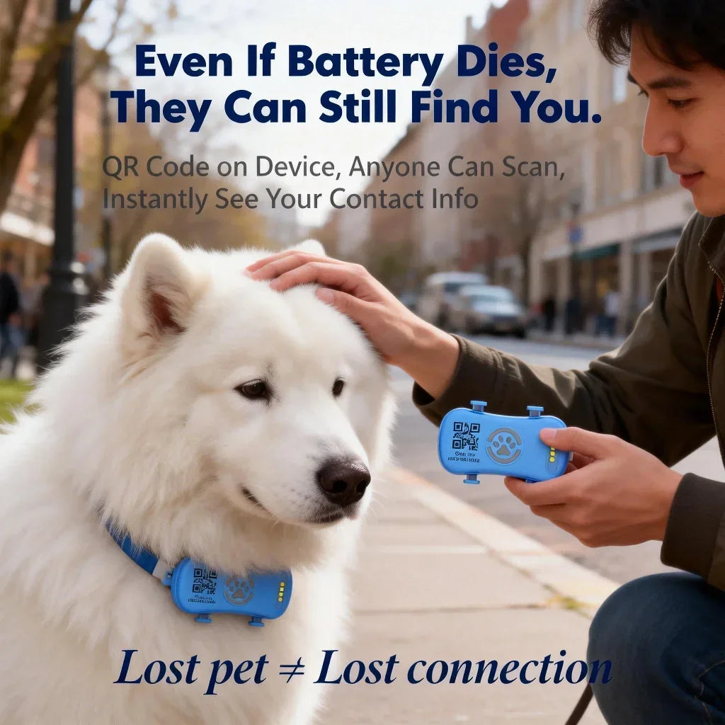 Wanwaytech 4G GPS Pet Tracker Featuring Unlimited Coverage Via WiFi