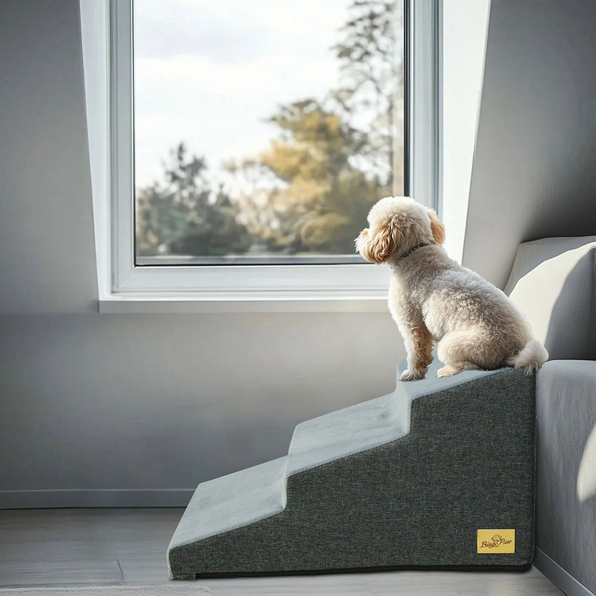 Non Slip High Density Foam Dog Stairs For Small Puppies
