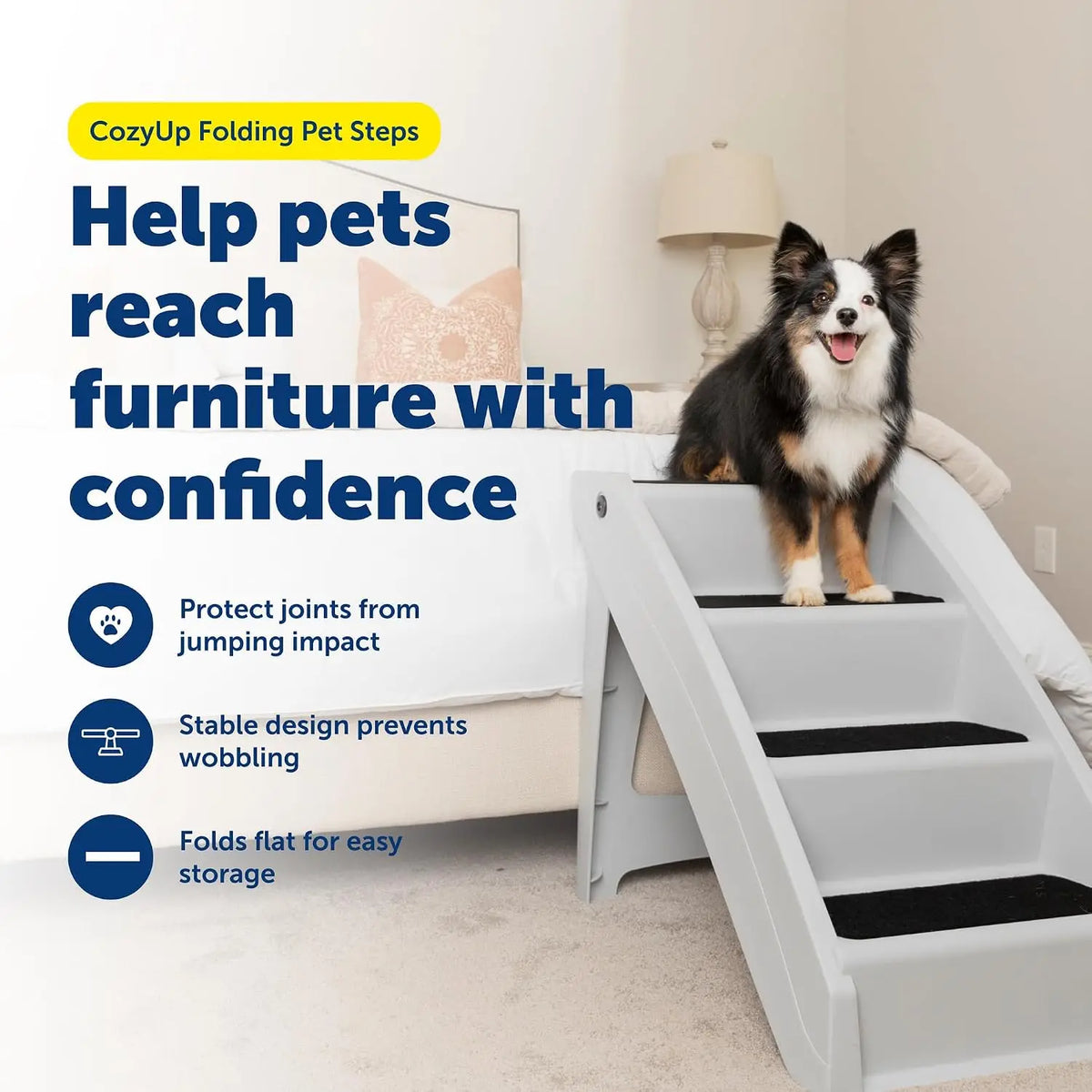 Premium Portable Pet Steps For Dogs And Cats Indoor Use