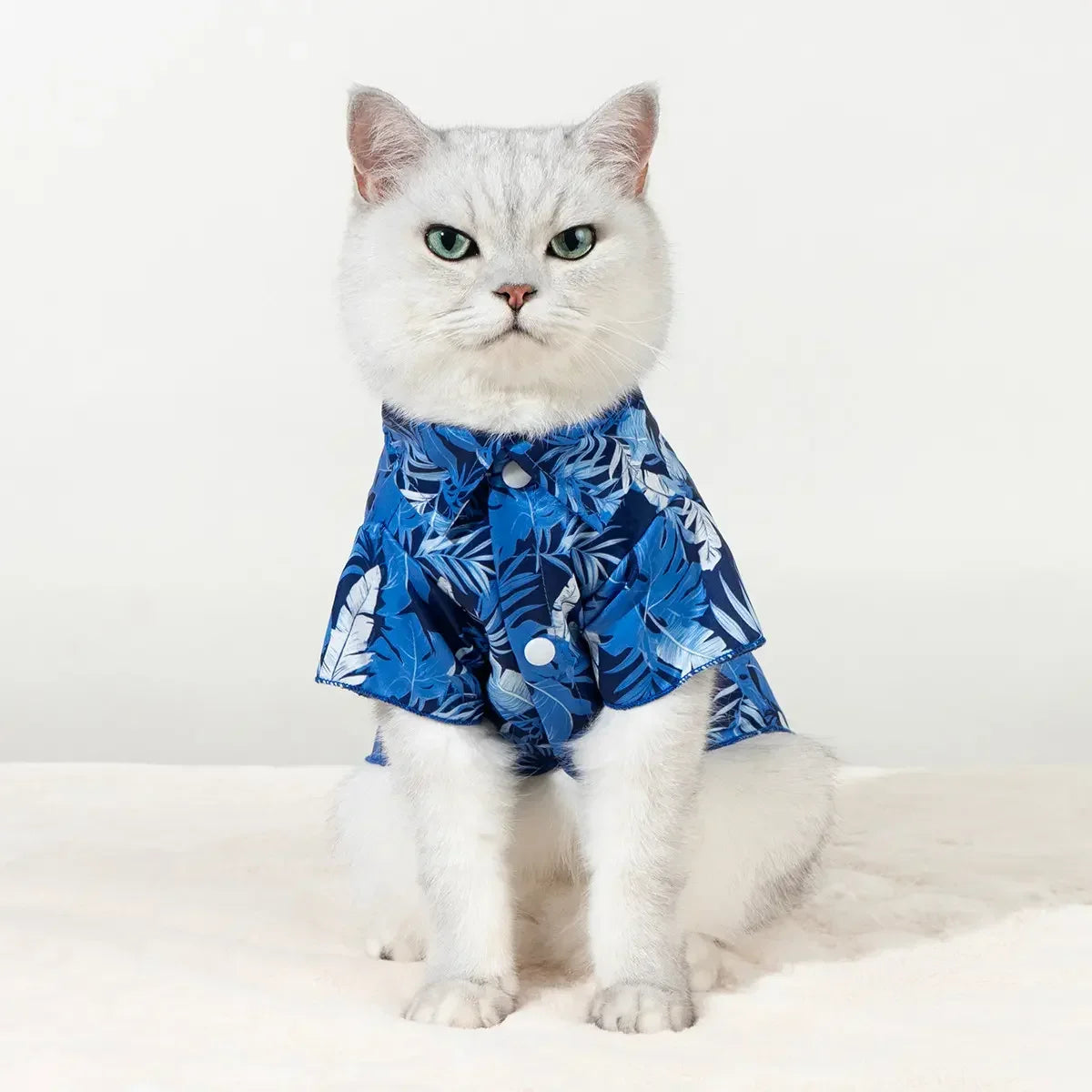 Premium Tropical Hawaiian Print Pet Shirt For Dogs And Cats