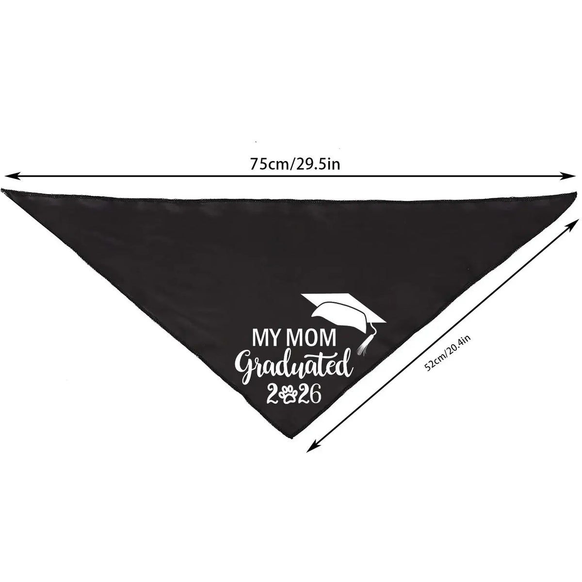 Adjustable Pet Graduation Hat Set With Fringe For Pets