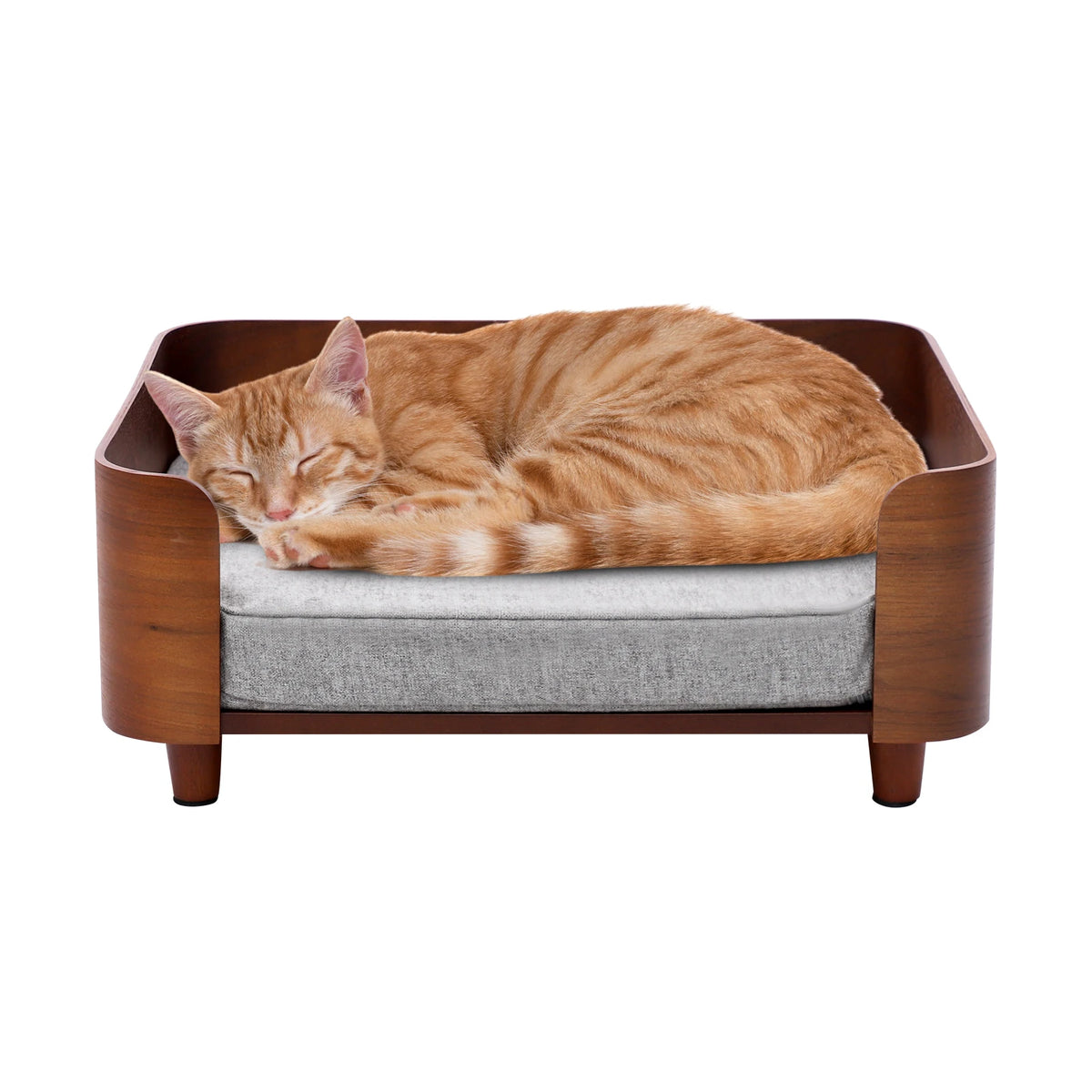 Elevated Pet Sofa Bed With Washable Cushion For Small Dogs