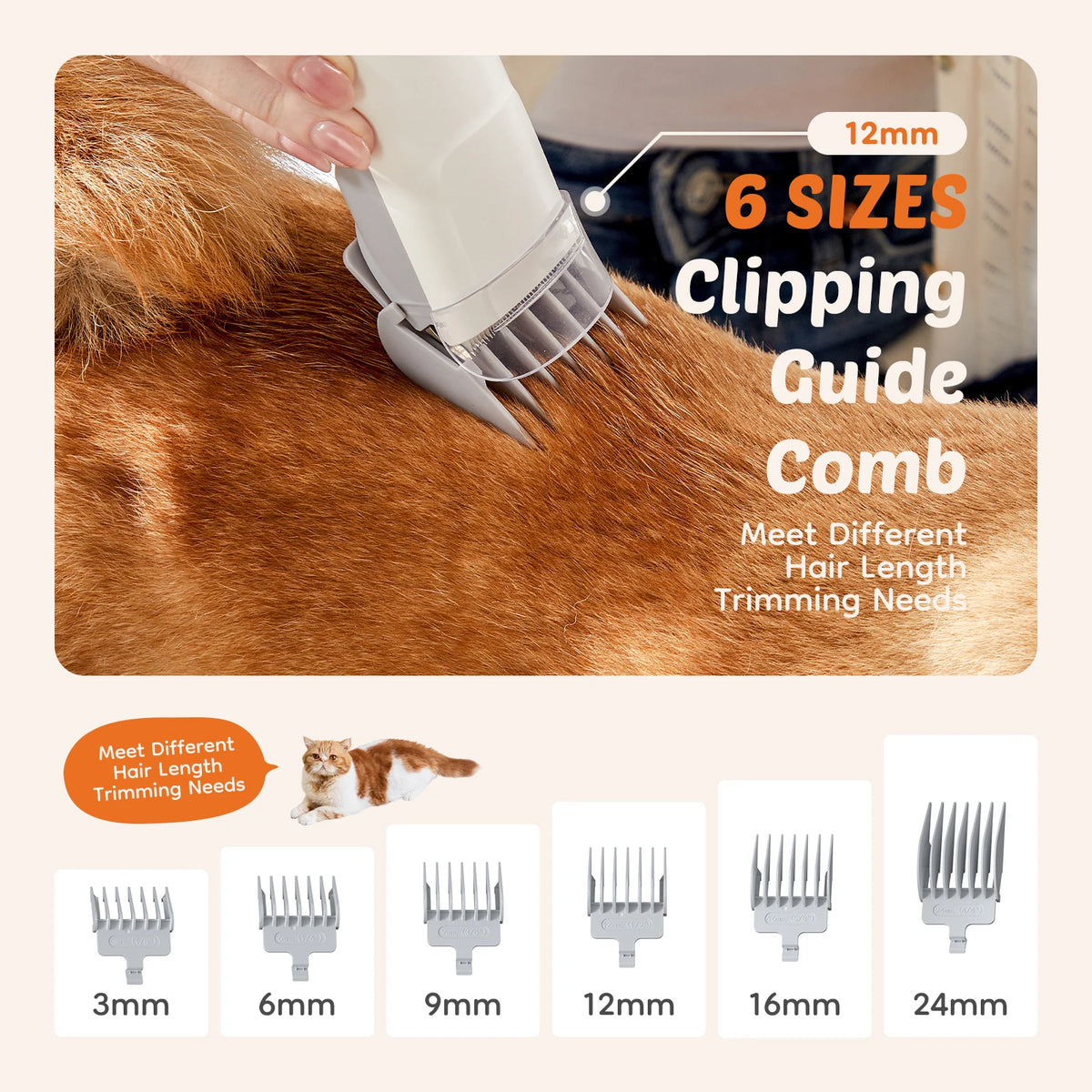 Professional Pet Grooming Clipper And Trimmer With Adjustable Speed Settings