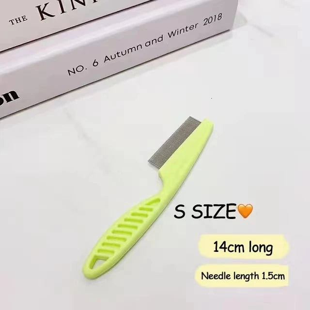Comfortable Arc Handle Pet Flea And Hair Grooming Comb