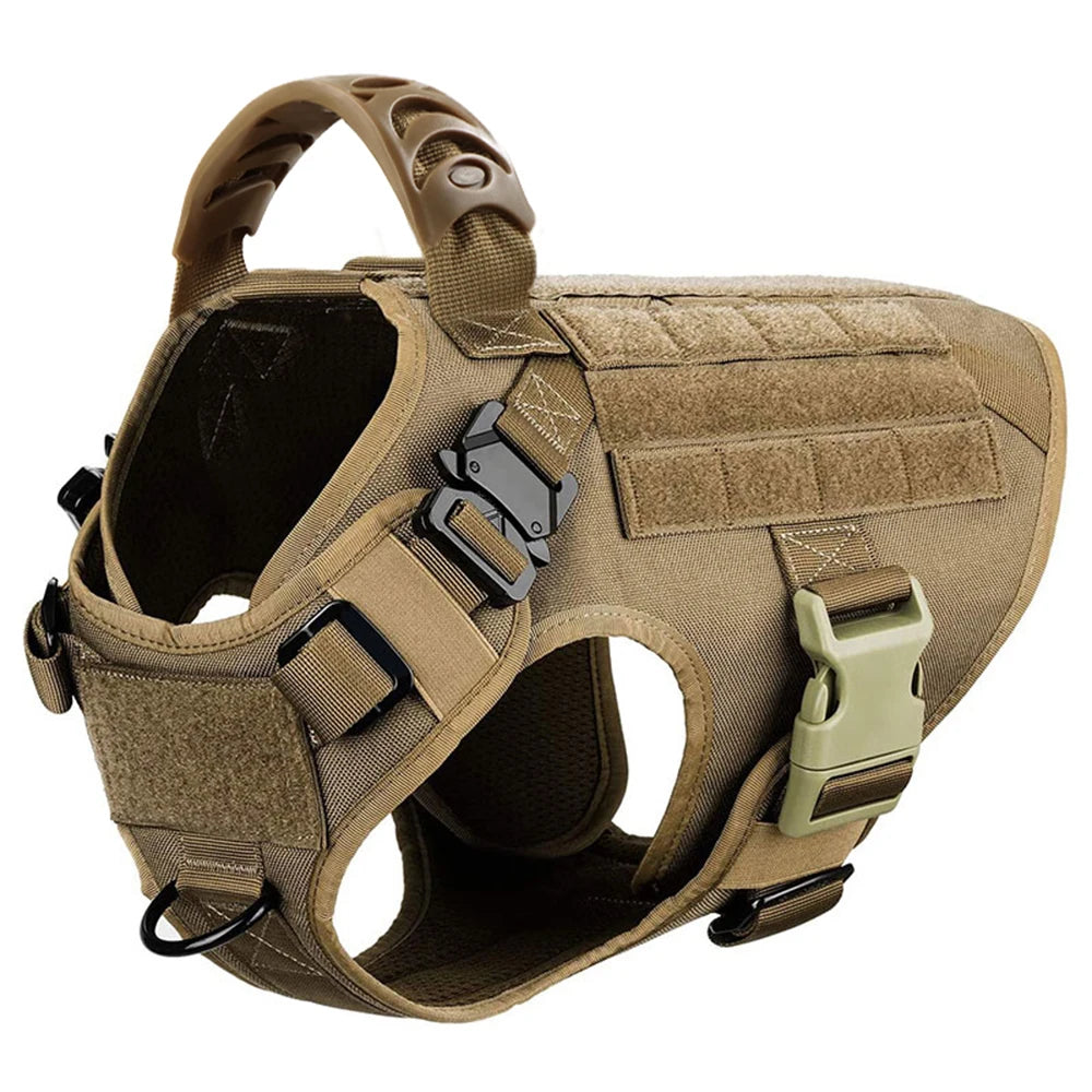 PETRAVEL Padded Nylon Dog Harness With Adjustable Leash Set