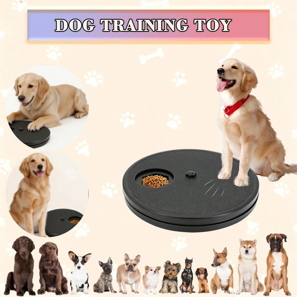 Dog Paw Nail Scratch Board With Food Storage Compartment Tray