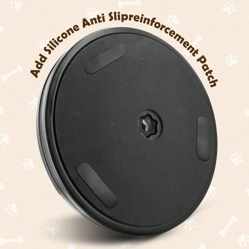Dog Paw Nail Scratch Board With Food Storage Compartment Tray