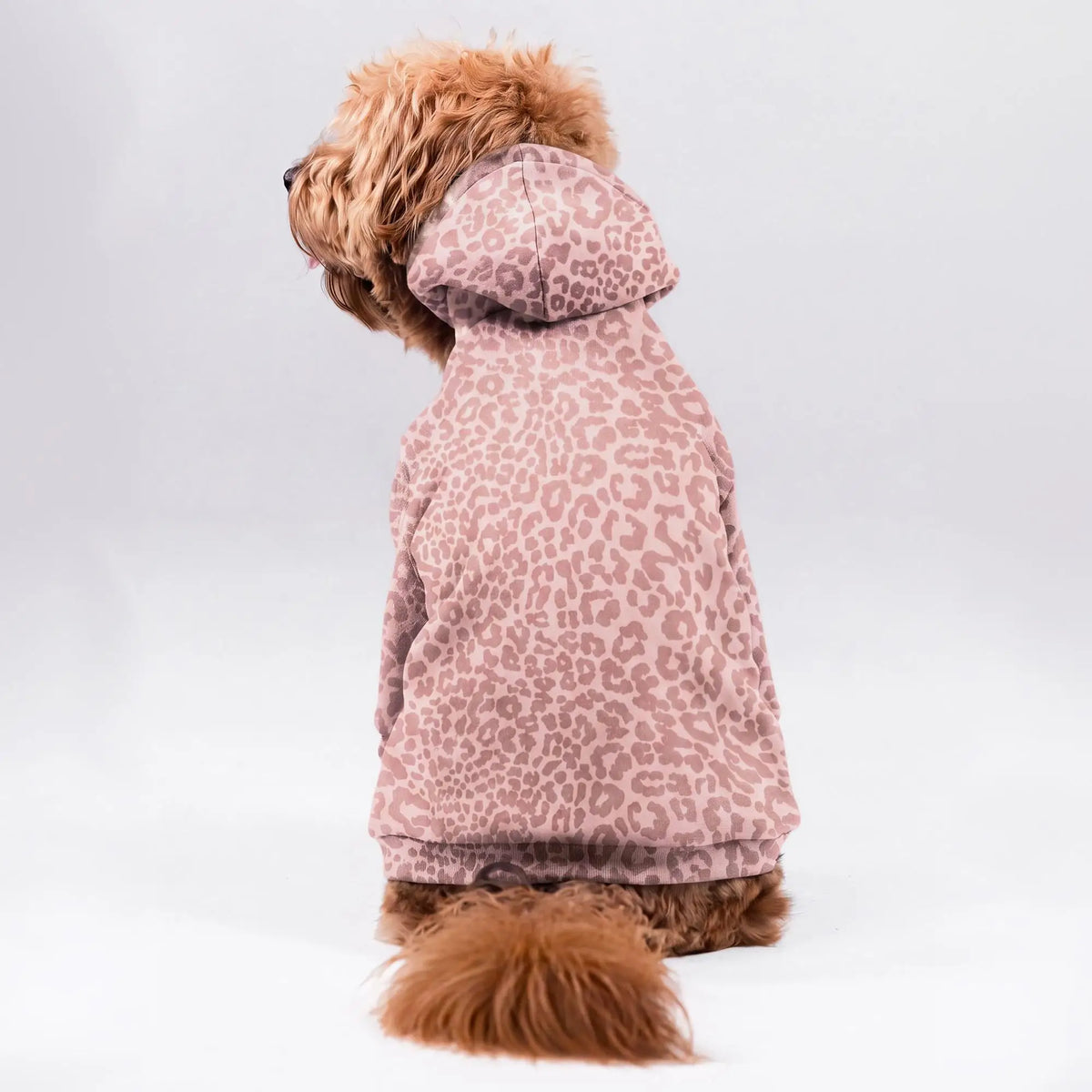 Soft Cotton Blend Pet Dog Hoodie With Leash Opening