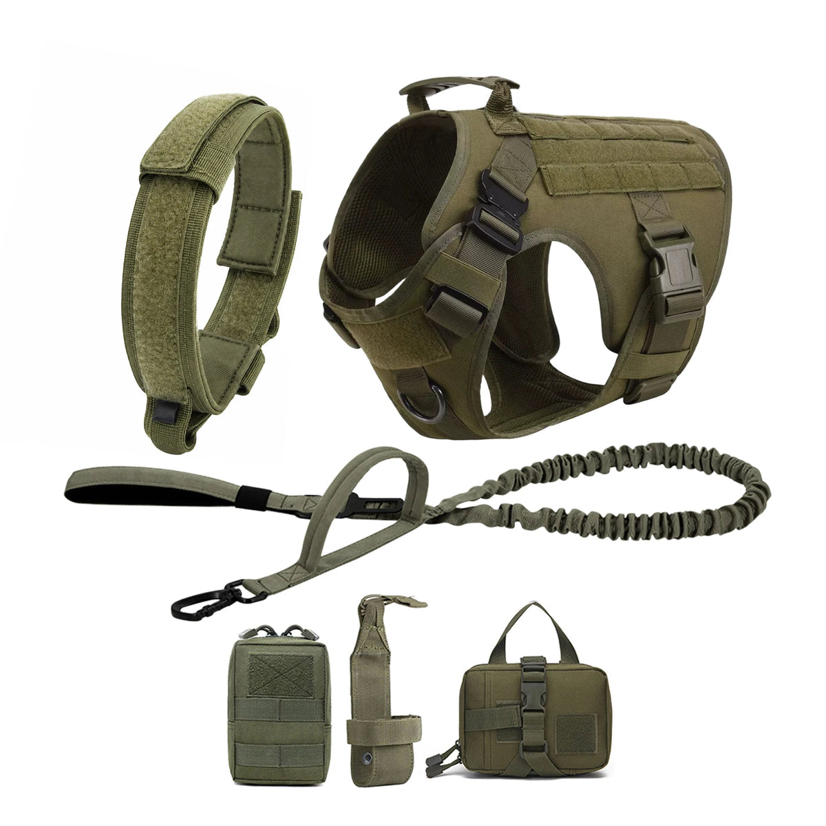 PETRAVEL Tactical Dog Harness Featuring Padded Quick Release Construction