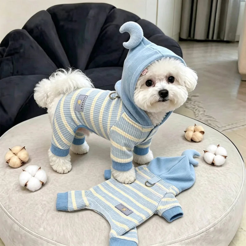 DKSTINYE Warm Winter Dog Belly Wrap Jacket For Small Pets