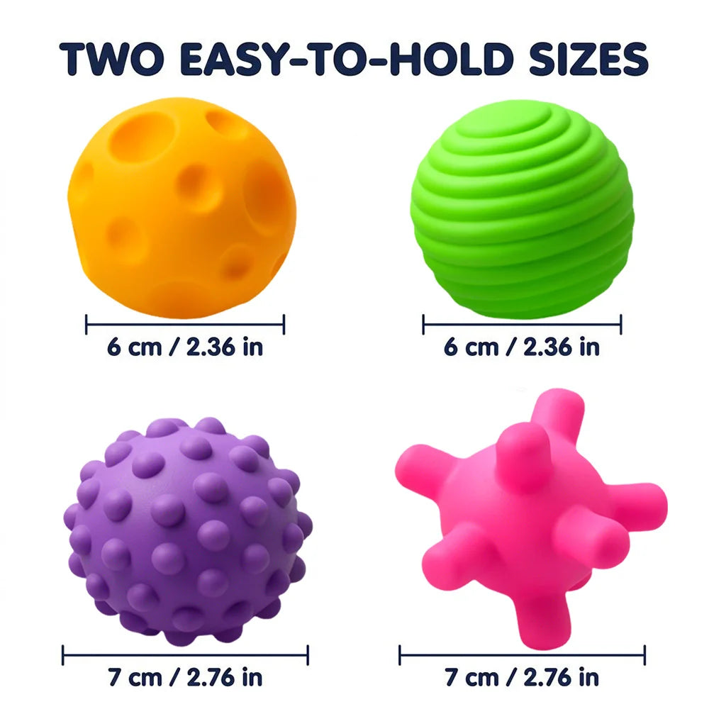 Textured Silicone Pet Chew Toy Balls For Cats And Dogs