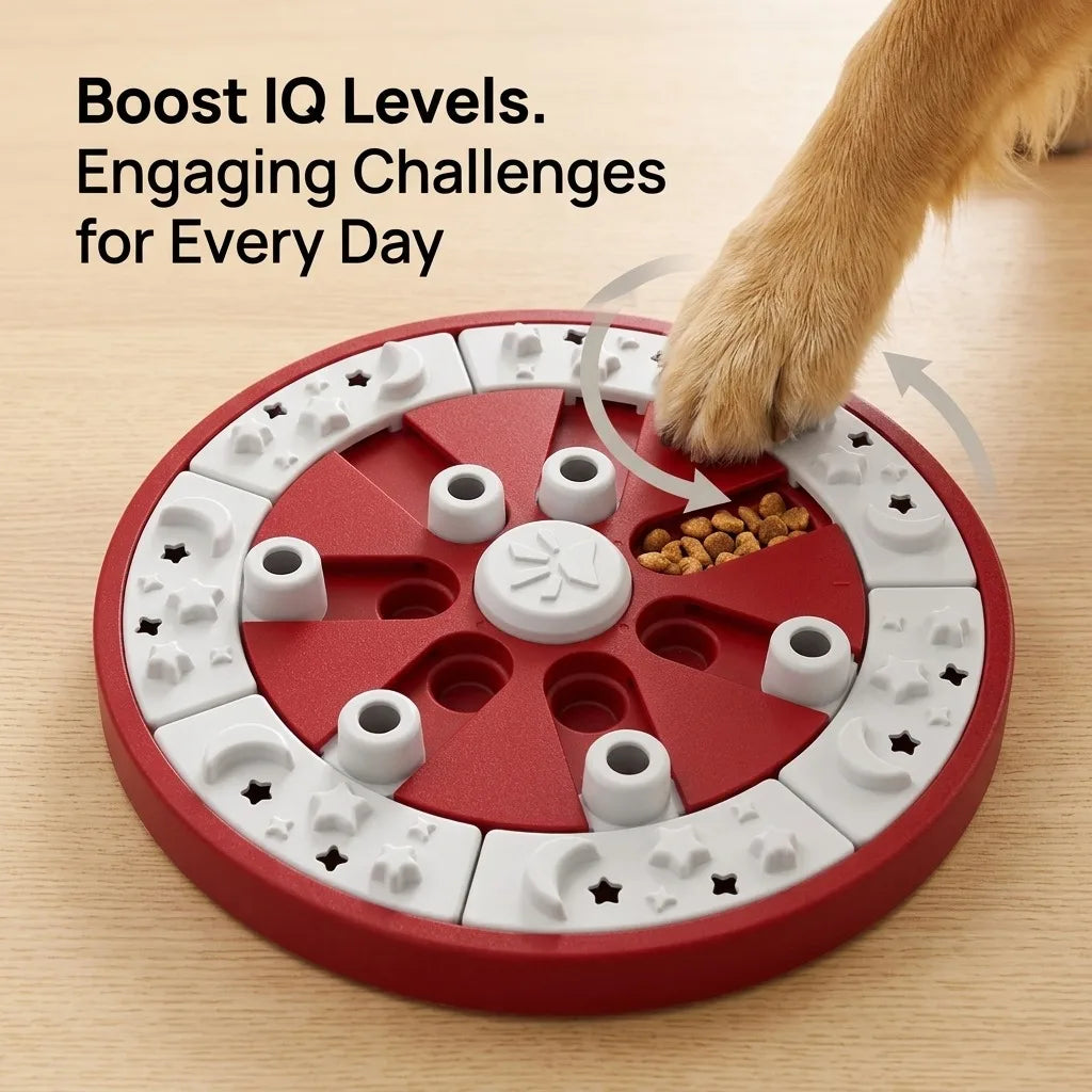 Smart Dog Puzzle Toy Interactive Slow Feeder Treat Dispenser