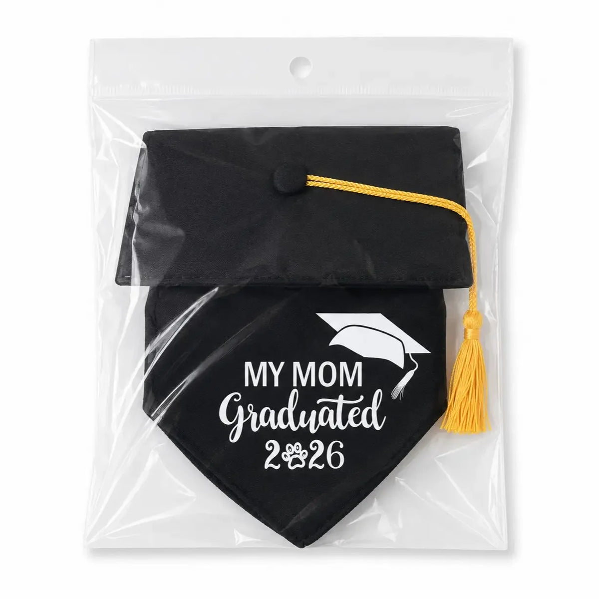Adjustable Pet Graduation Hat Set With Fringe For Pets
