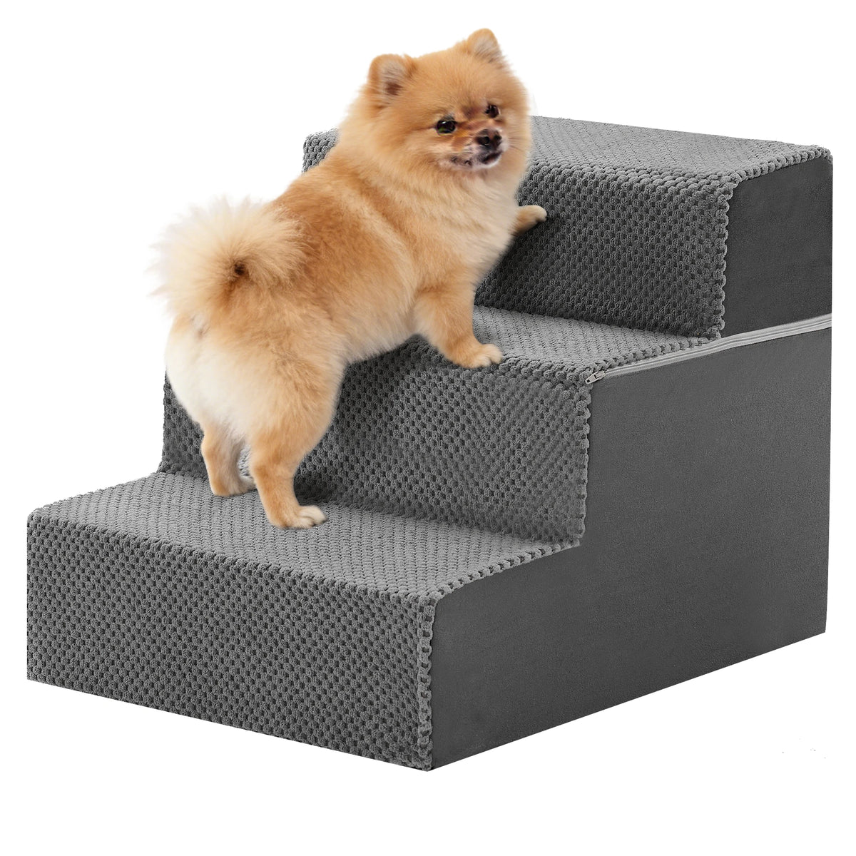 Premium Foam Dog Stair Ramp For Small Pets Indoor Use