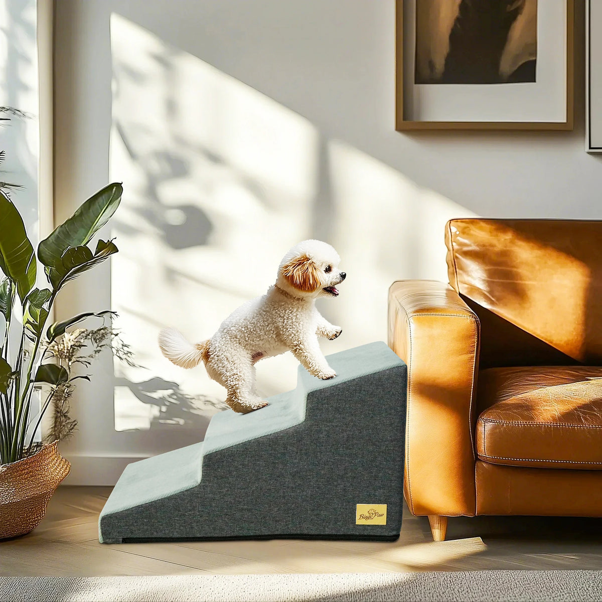 Non Slip High Density Foam Dog Stairs For Small Puppies