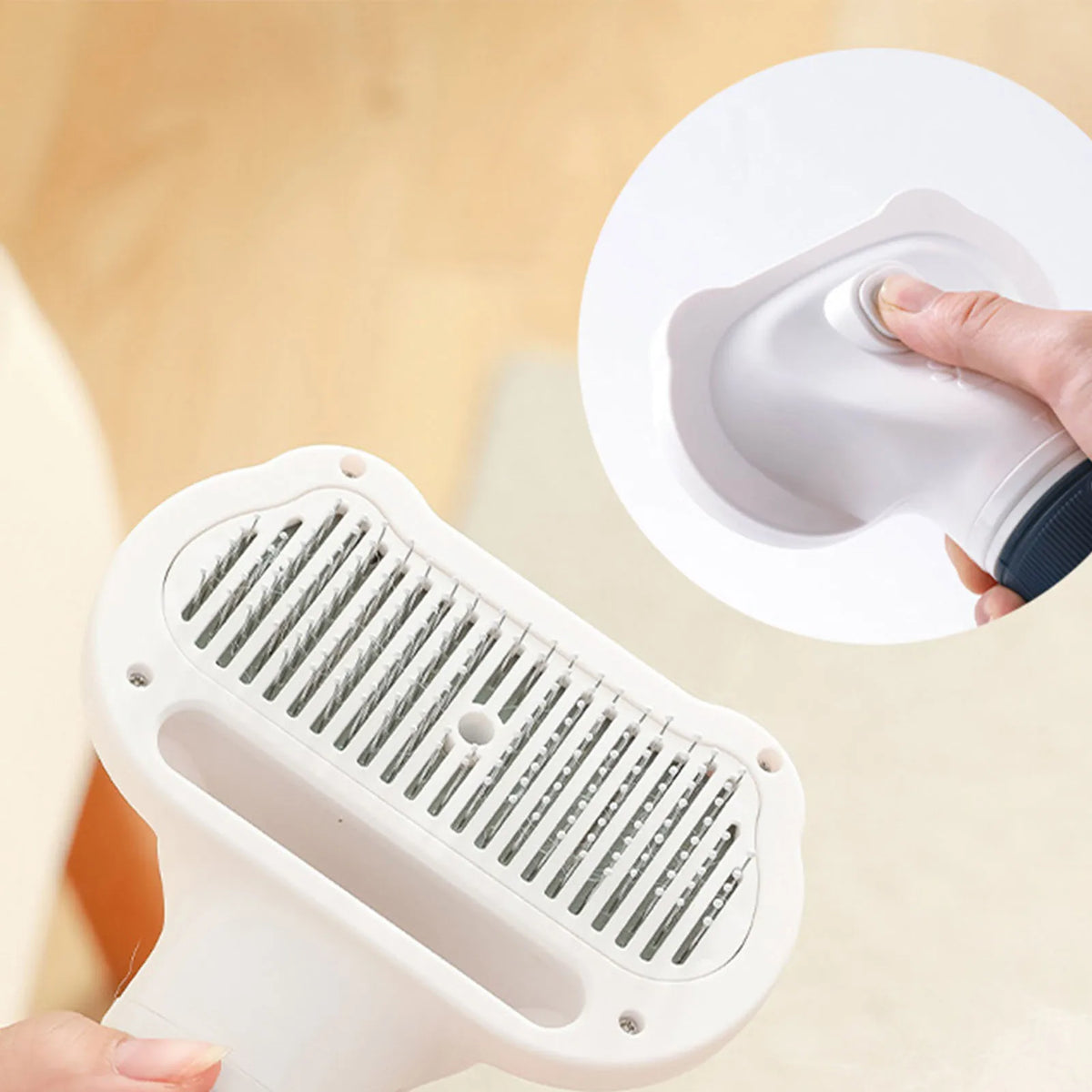 3 In 1 Pet Hair Dryer With Slicker Brush Attachment