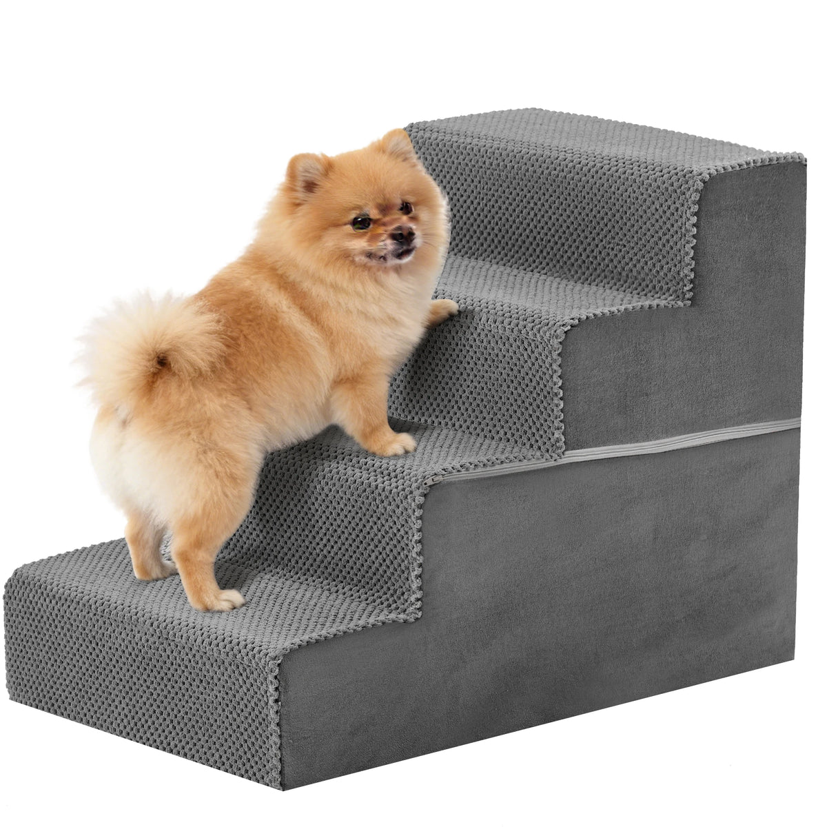Premium Foam Dog Stair Ramp For Small Pets Indoor Use