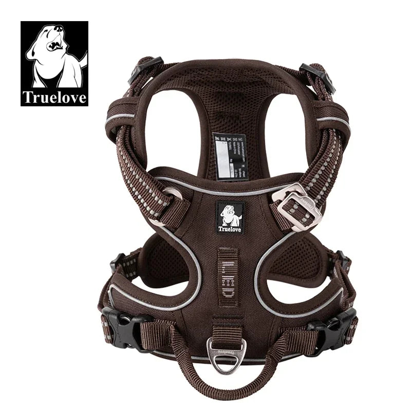 Truelove Adjustable Reflective Nylon Dog Harness Durable