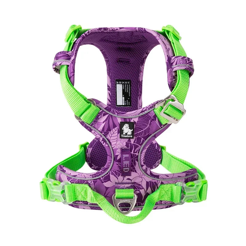 Truelove Adjustable Reflective Nylon Dog Harness Durable