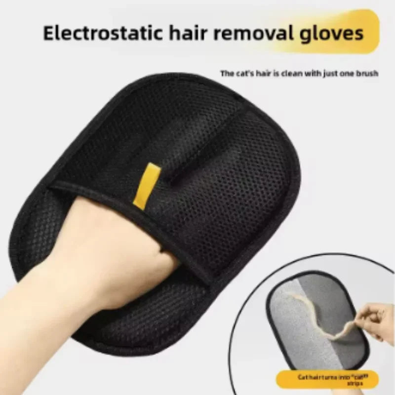 Professional Pet Grooming Deshedding Gloves For Cats And Dogs