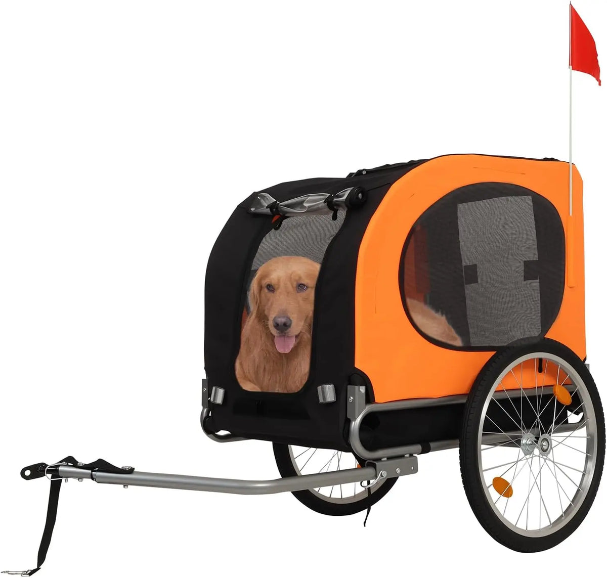 HiMiss Dog Bike Trailer And Jogging Stroller With Waterproof Frame