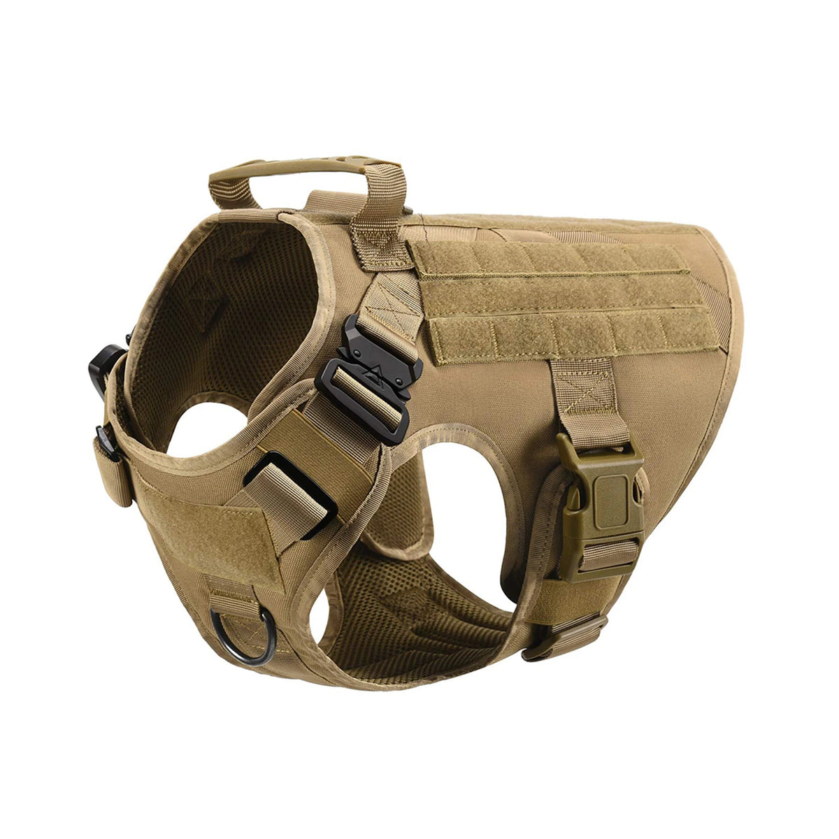 PETRAVEL Tactical Dog Harness Featuring Padded Quick Release Construction