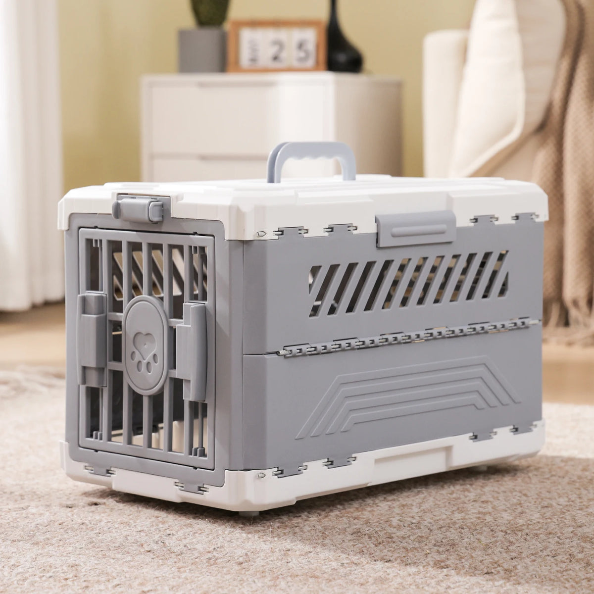 PAWZ Road Foldable Pet Carrier Collapsible Cat Dog Travel Crate