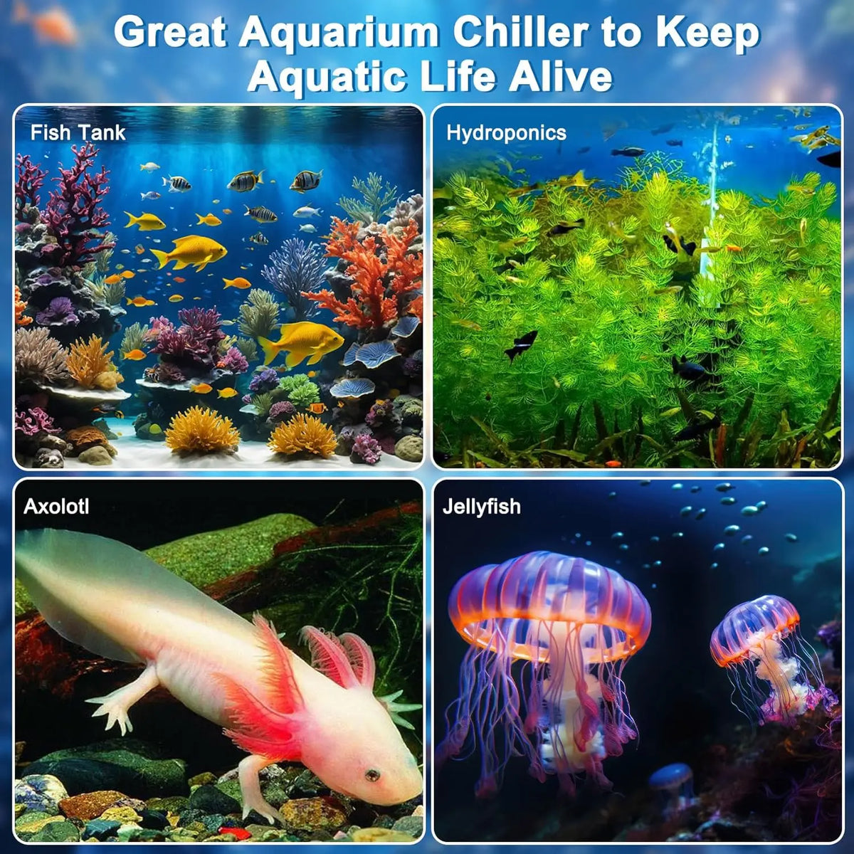 Shicuo Aquarium Water Chiller With Remote Control And Pump