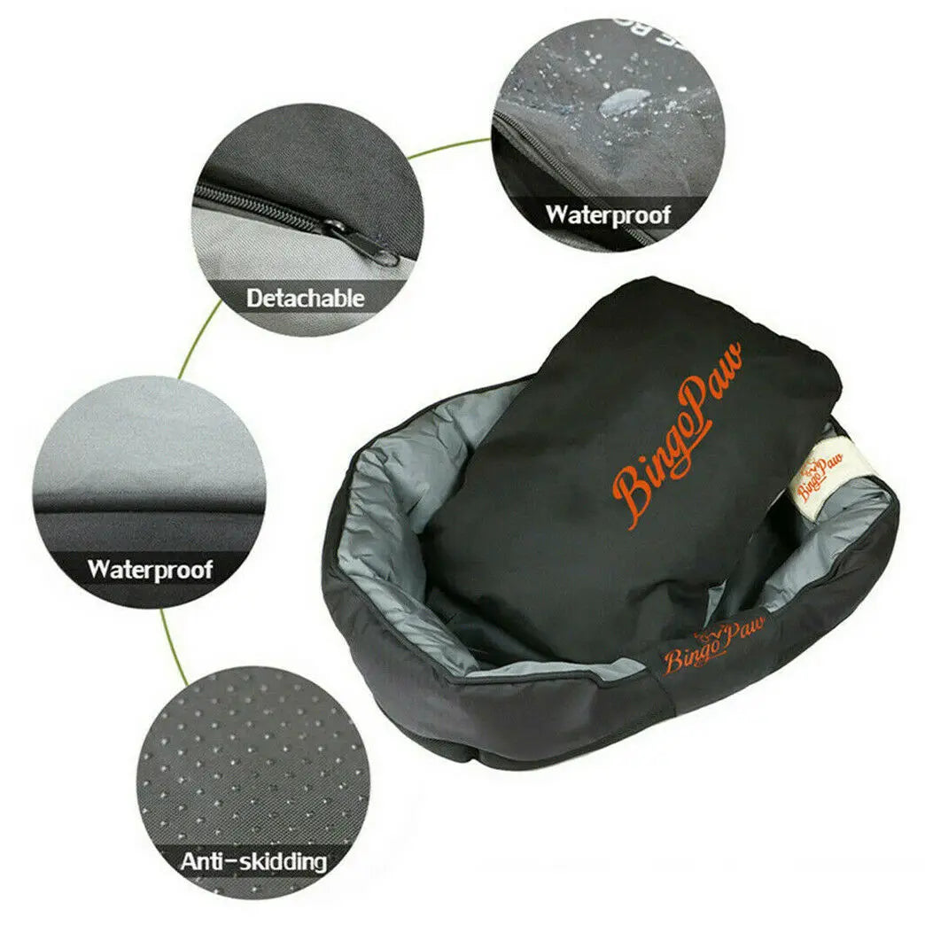 Bingopaw Waterproof Orthopedic Dog Bed Sofa Washable Pet Cushion