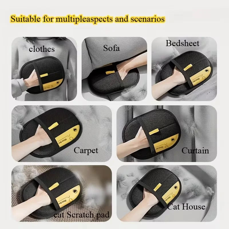 Double Sided Pet Hair Removal Gloves Anti Shedding Care