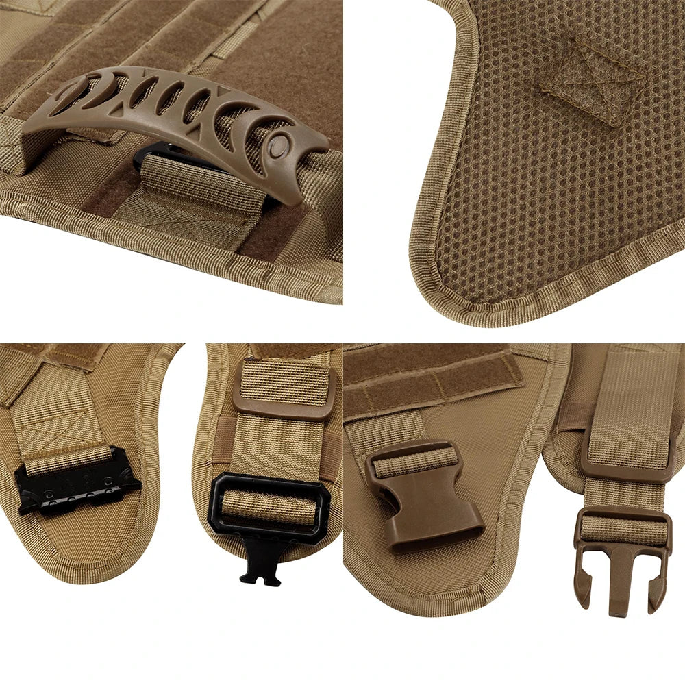 PETRAVEL Padded Nylon Dog Harness With Adjustable Leash Set