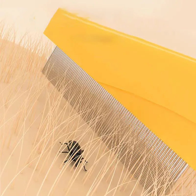 Comfortable Arc Handle Pet Flea And Hair Grooming Comb