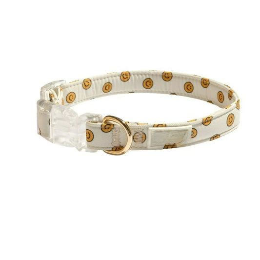 Premium Adjustable Smiley Face Stylish Dog Collar For Pets