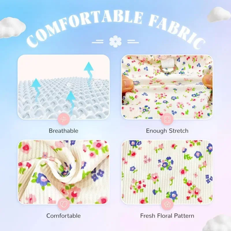 Breathable Ruffle Sleeves Pet T Shirt For Small Dogs