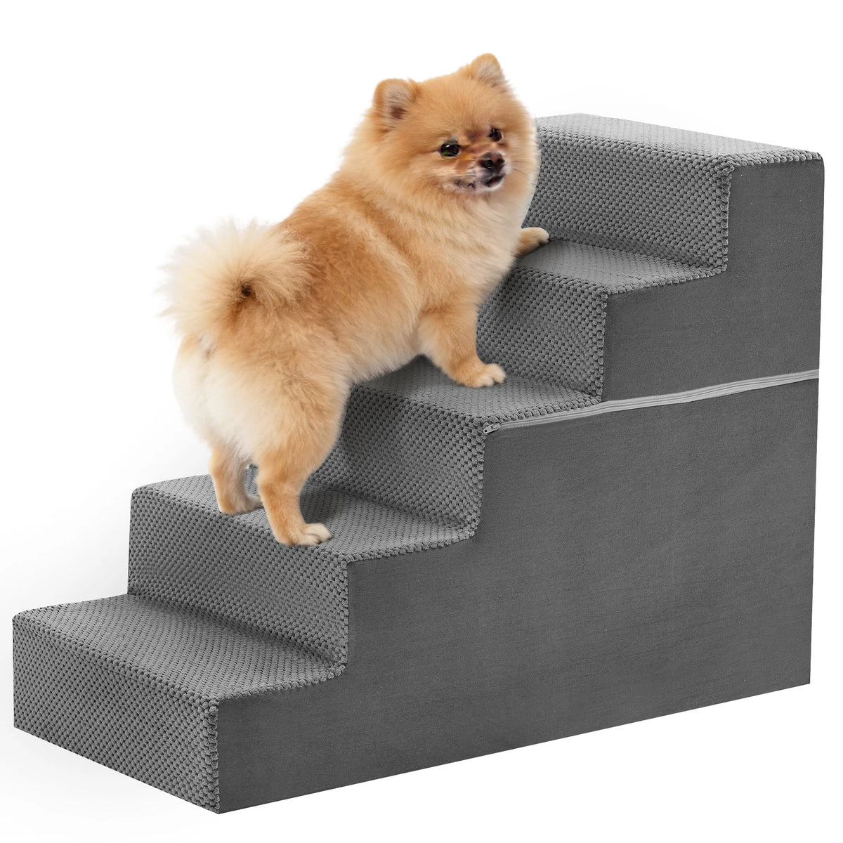 Premium Foam Dog Stair Ramp For Small Pets Indoor Use