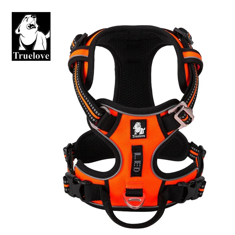Truelove Adjustable Reflective Nylon Dog Harness Durable