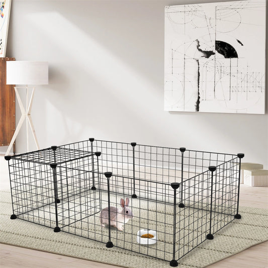 Indoor Portable Metal Pet Playpen Fence For Small Animals