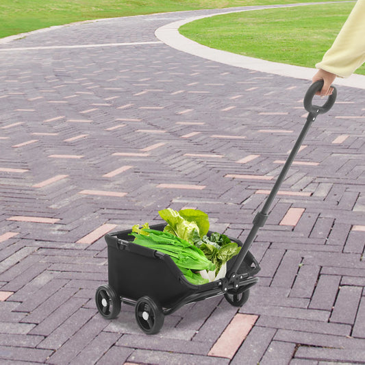 Folding Four Wheels Pet Stroller For Comfortable Outdoor Travel