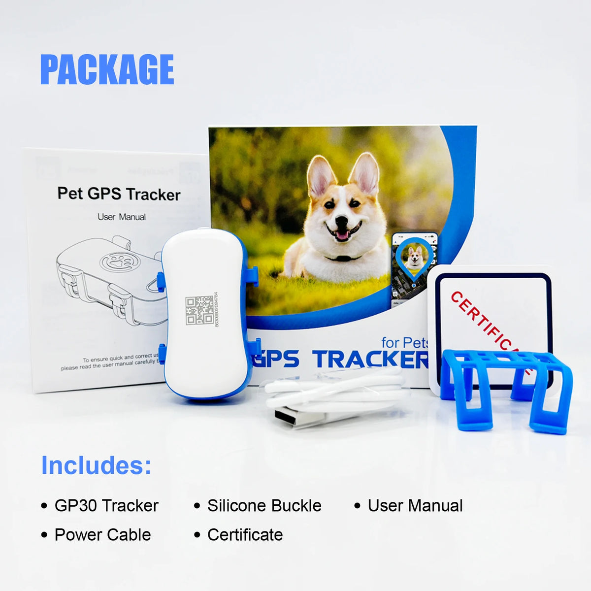 Wanwaytech 4G GPS Pet Tracker Featuring Unlimited Coverage Via WiFi