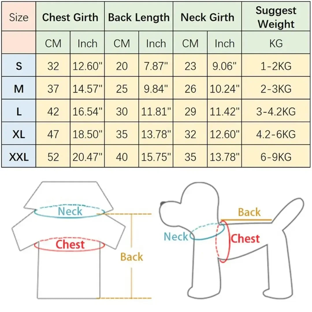 Premium Warm Fleece Dog Jumpsuit With Pull Ring For Pets