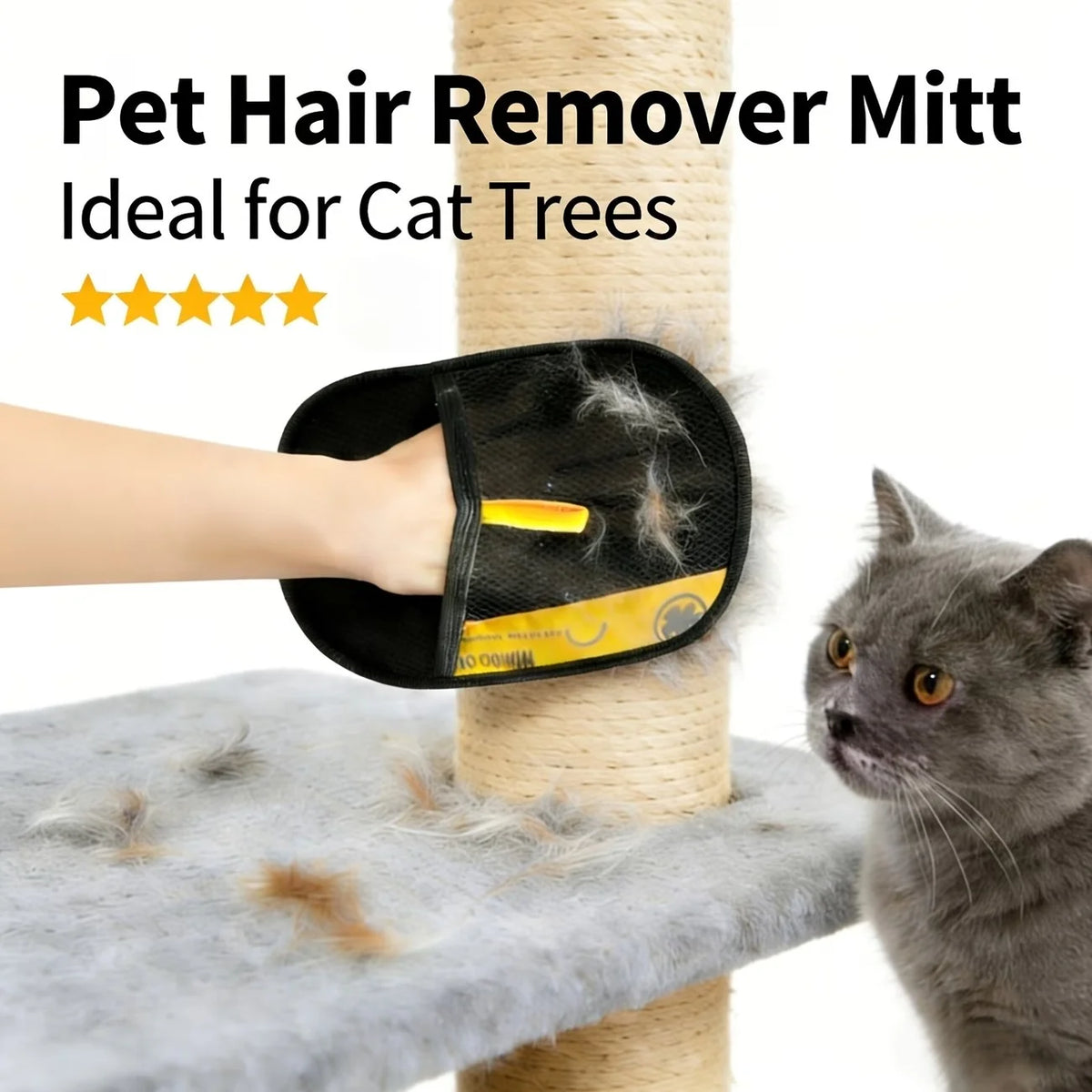 Double Sided Pet Hair Removal Gloves Anti Shedding Care