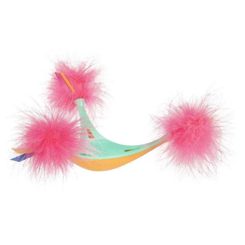 Interactive Plush Cat Exercise And Behavioral Stimulation Toy