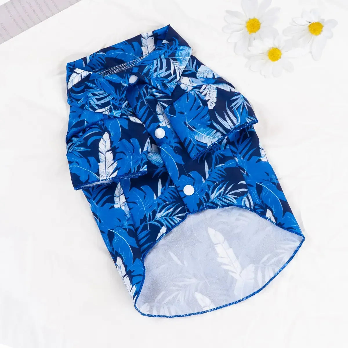 Premium Tropical Hawaiian Print Pet Shirt For Dogs And Cats