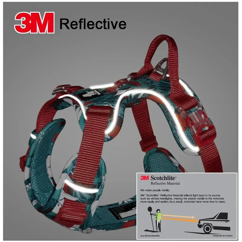 Truelove Adjustable Reflective Nylon Dog Harness Durable